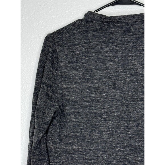 Celio Long Sleeve Henley Shirt Mens Size Small Gray Cotton Polyamide Basics - Picture 8 of 15